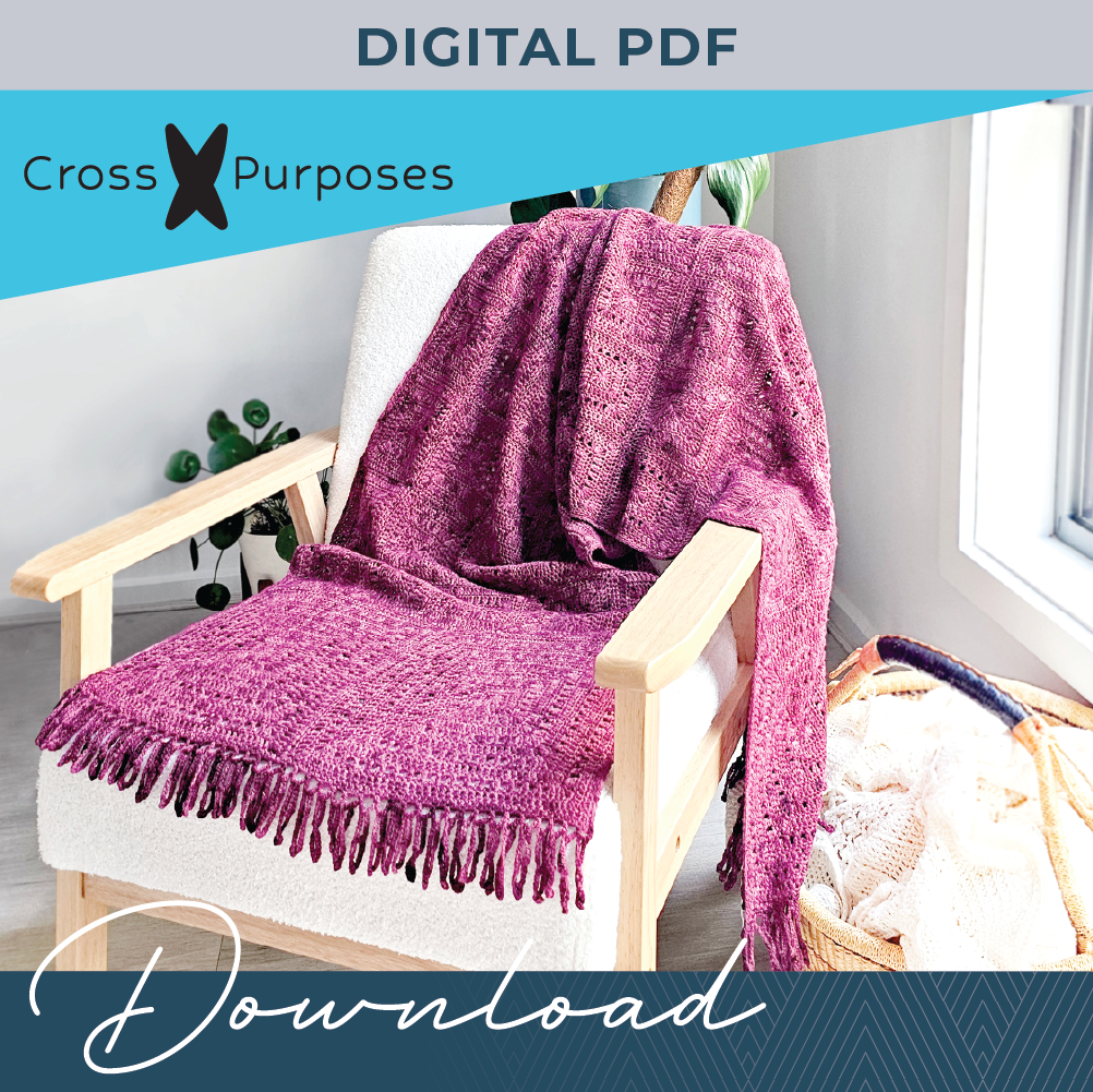 Cross Purposes Scarf Digital – Shelley Husband Crochet
