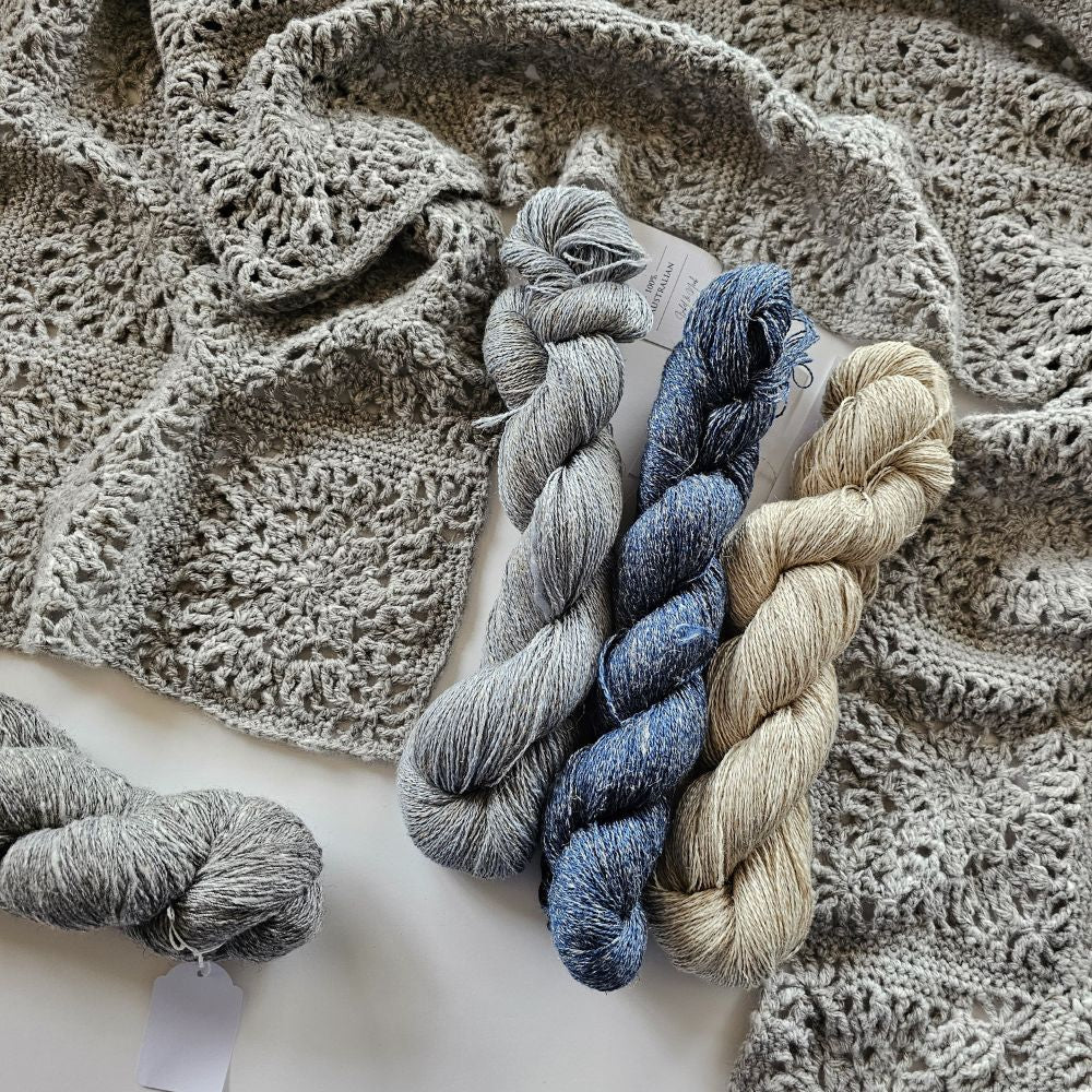 Cortes Granny Square Scarf Digital