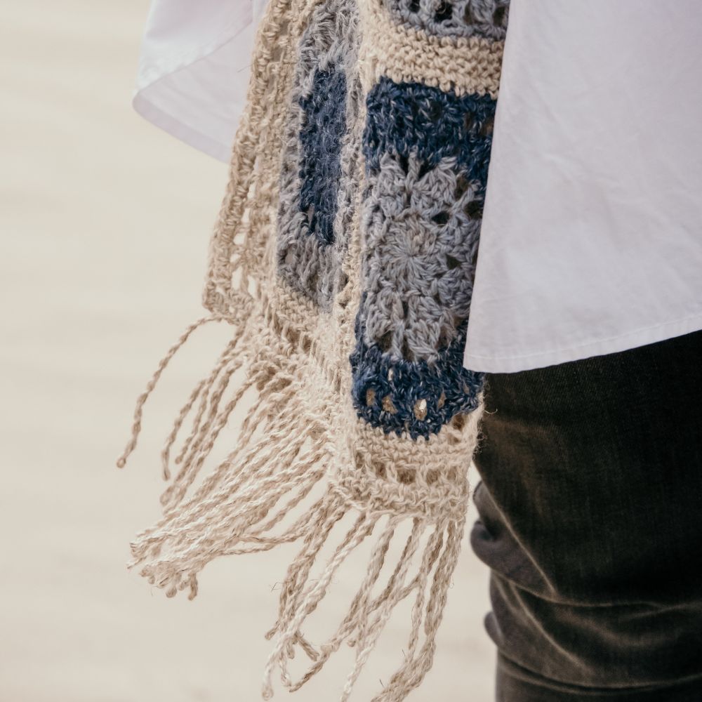 Cortes Granny Square Scarf Digital