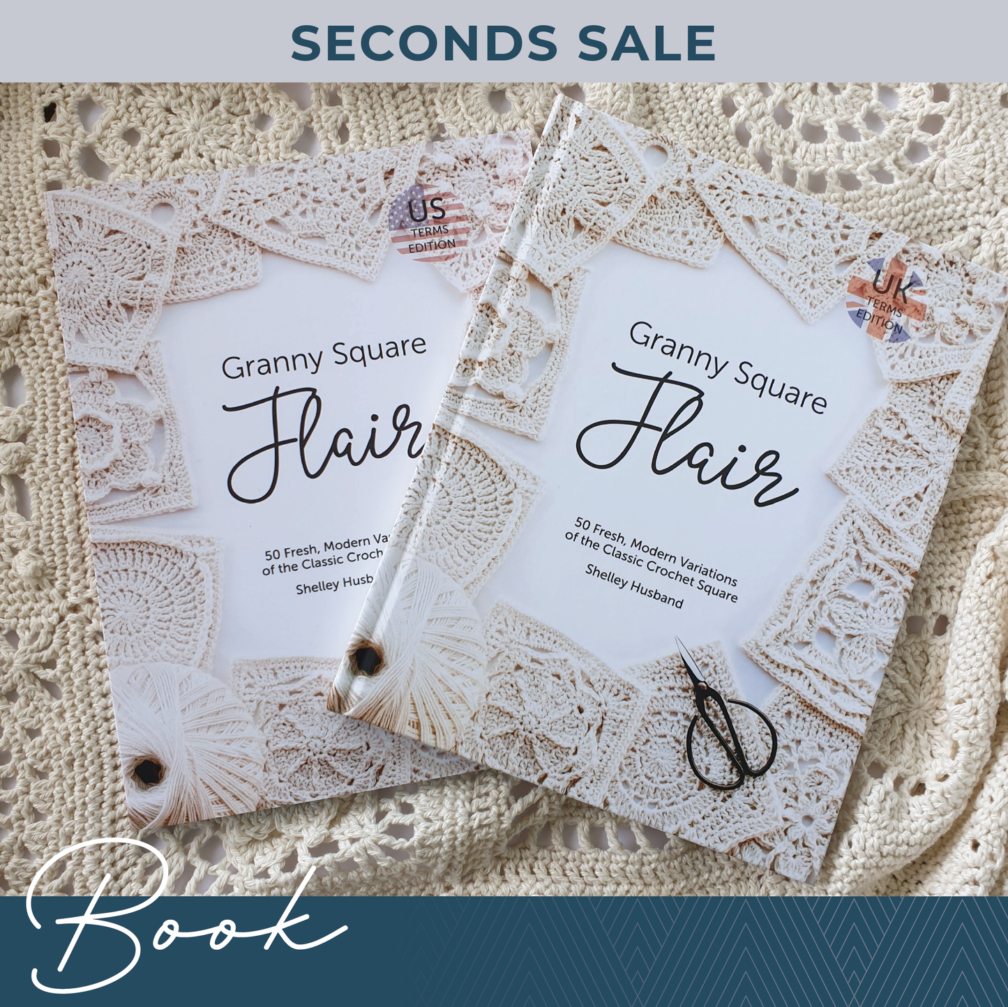 Seconds Sale Granny Square Flair