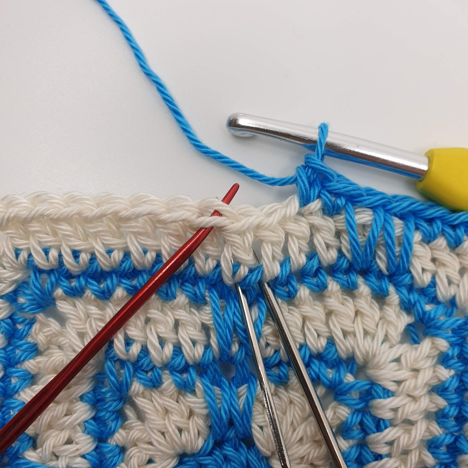 Close up of an instruction image from Granny Square Academy by Shelley Husband