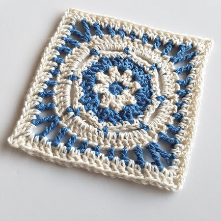 Biscay in two colours cream and blue by Shelley Husband