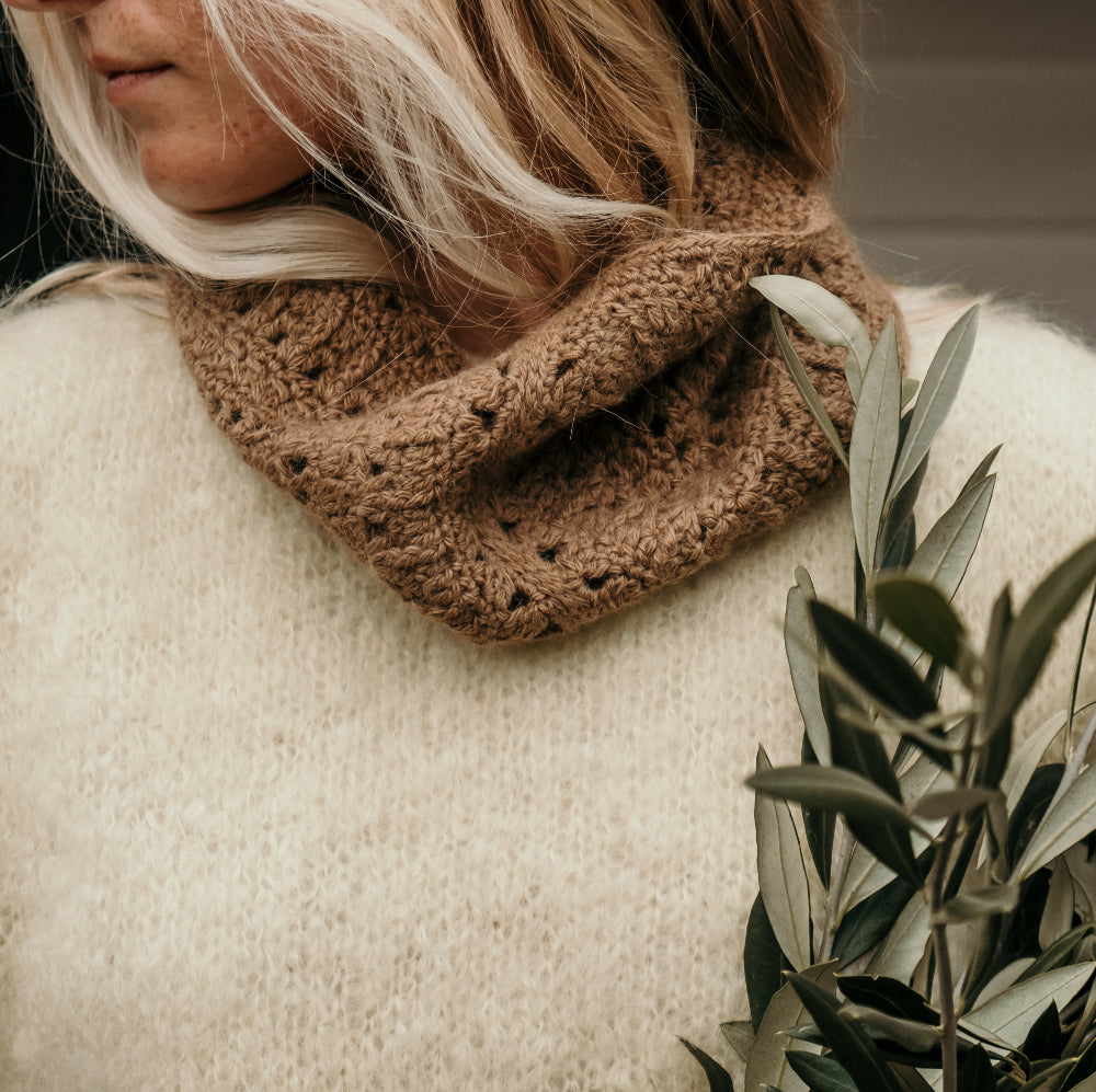 Dessi Cowl from Granny Square Patchwork Book by Shelley Husband