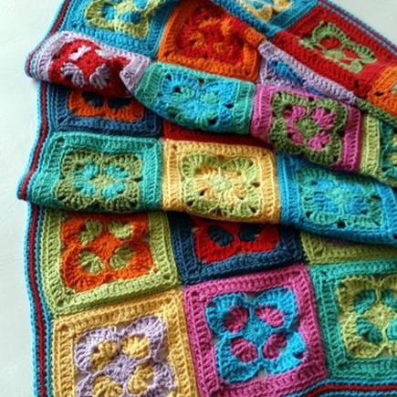 Close up of Groovin' Blanket by Shelley Husband