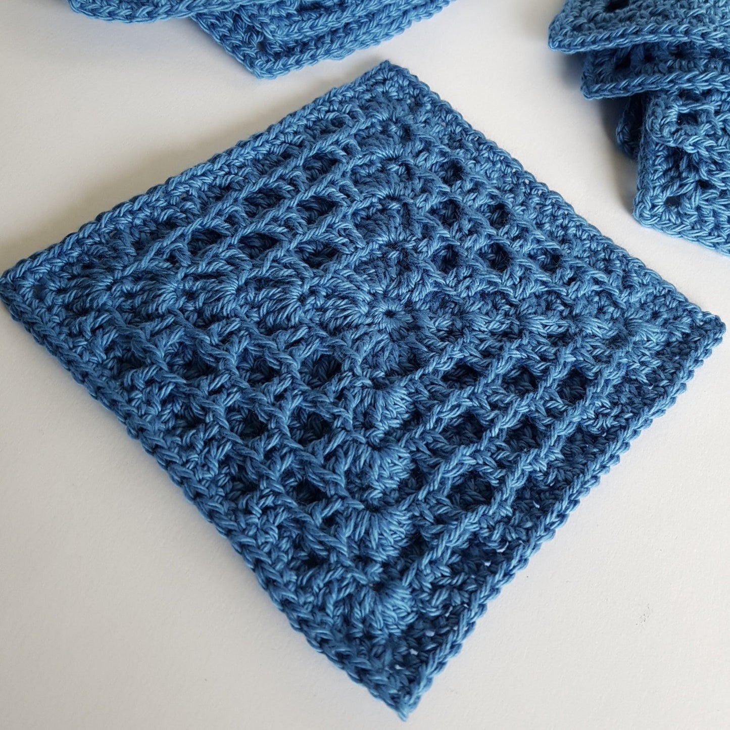D'Urville in single colour, blue by Shelley Husband