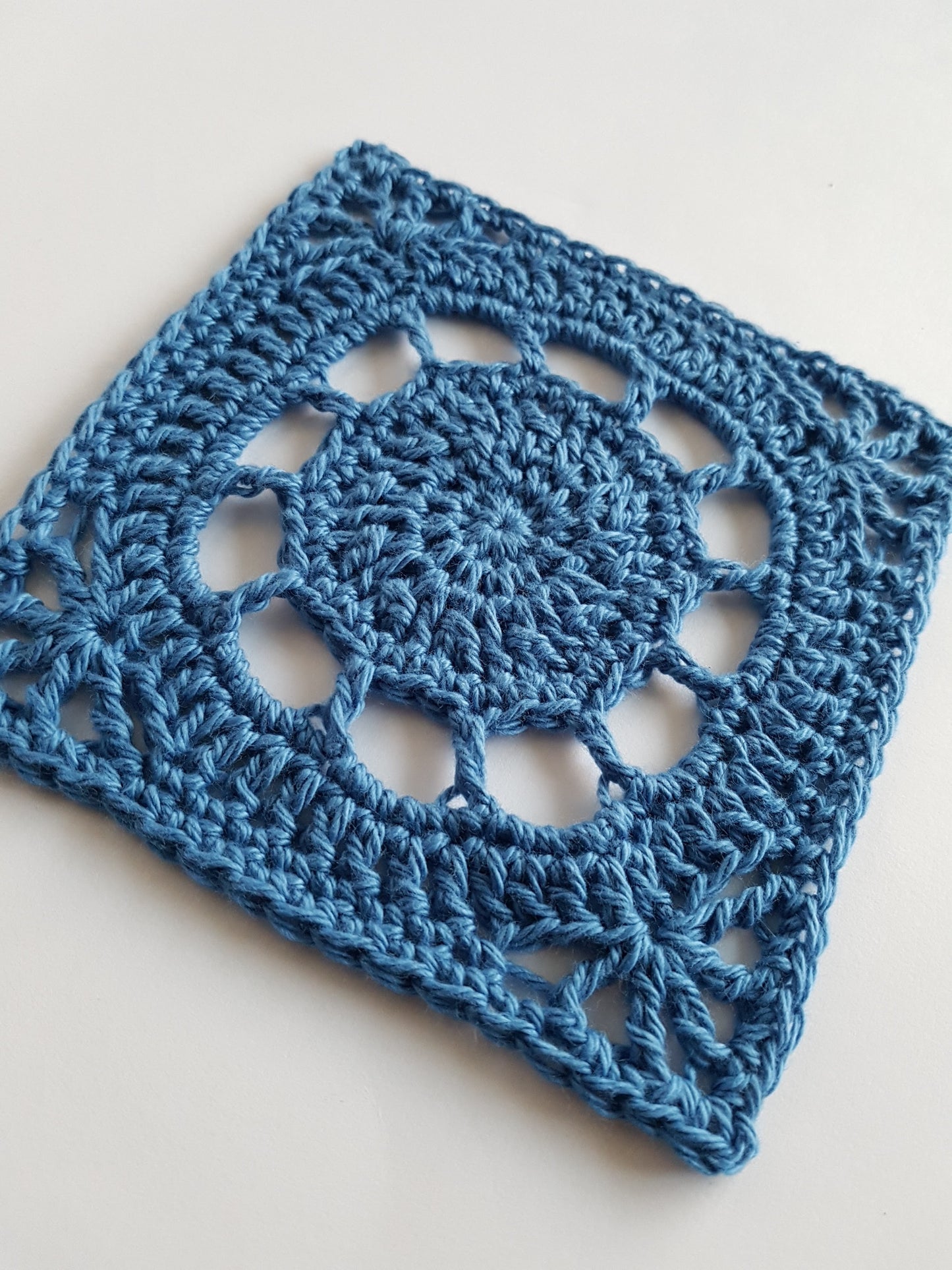 Riga in single colour blue by Shelley Husband