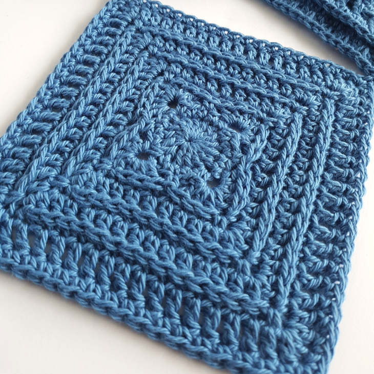 Levantine in single colour blue by Shelley Husband