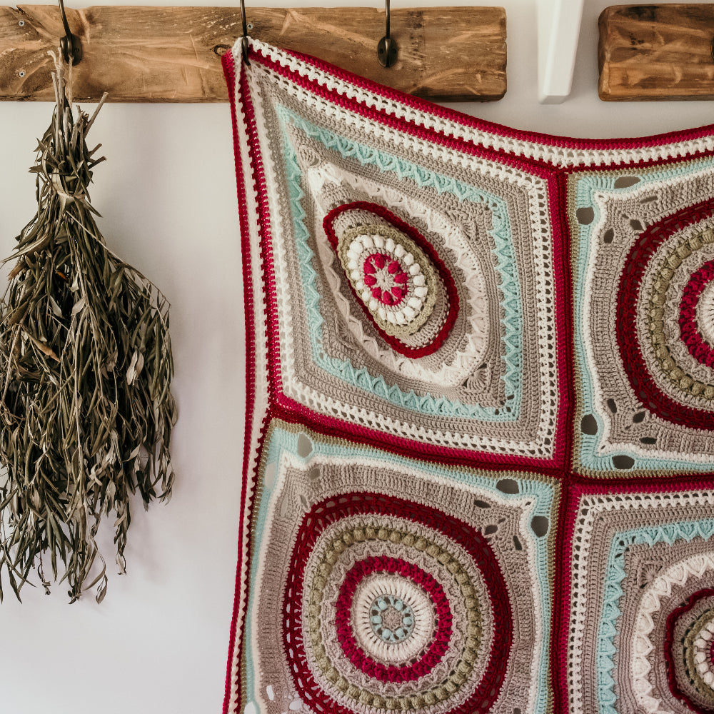 Marvin the blanket from Granny Square Patchwork Book by Shelley Husband