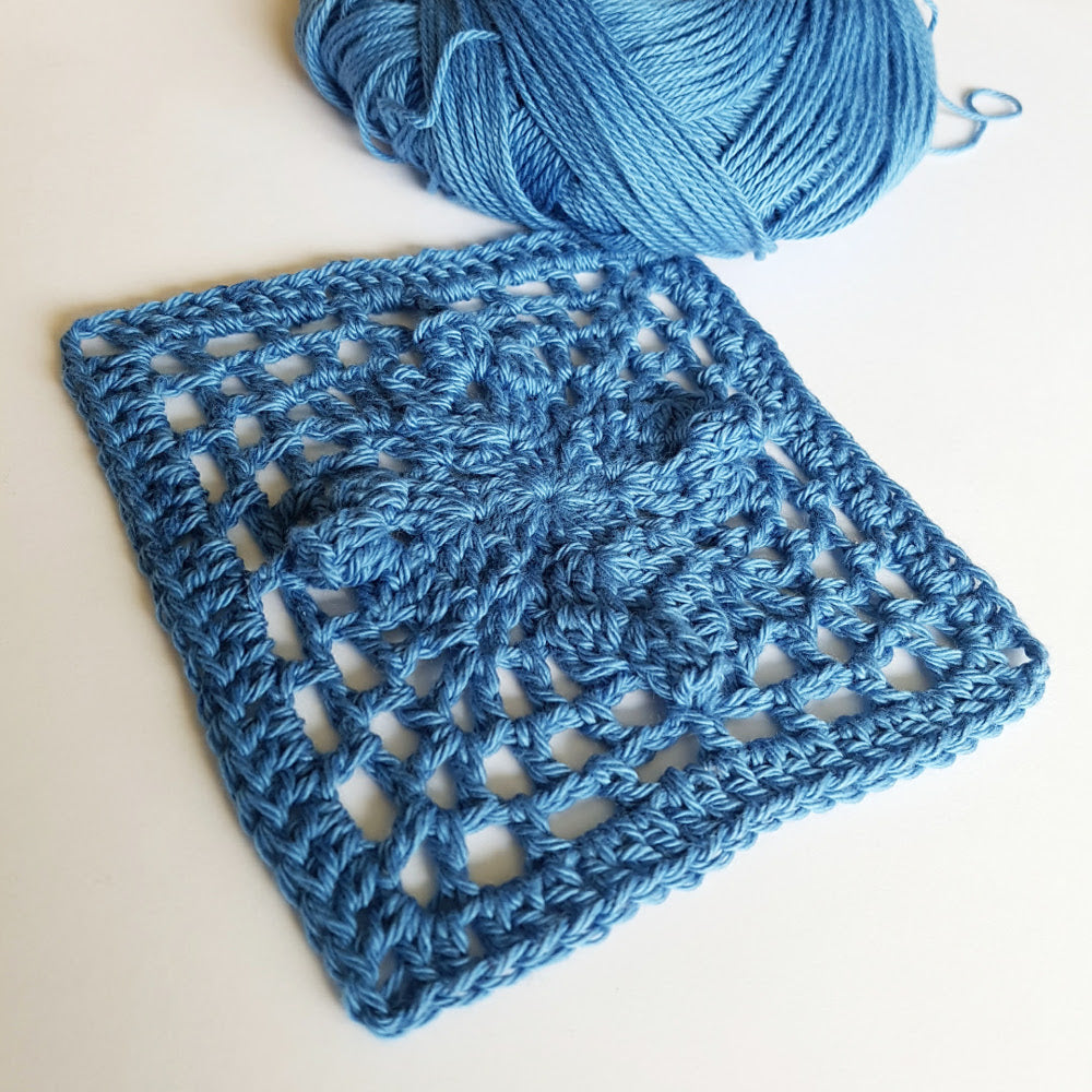Scotia in single colour blue by Shelley Husband