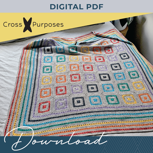 Cross Purposes Rainbow Blanket Digital