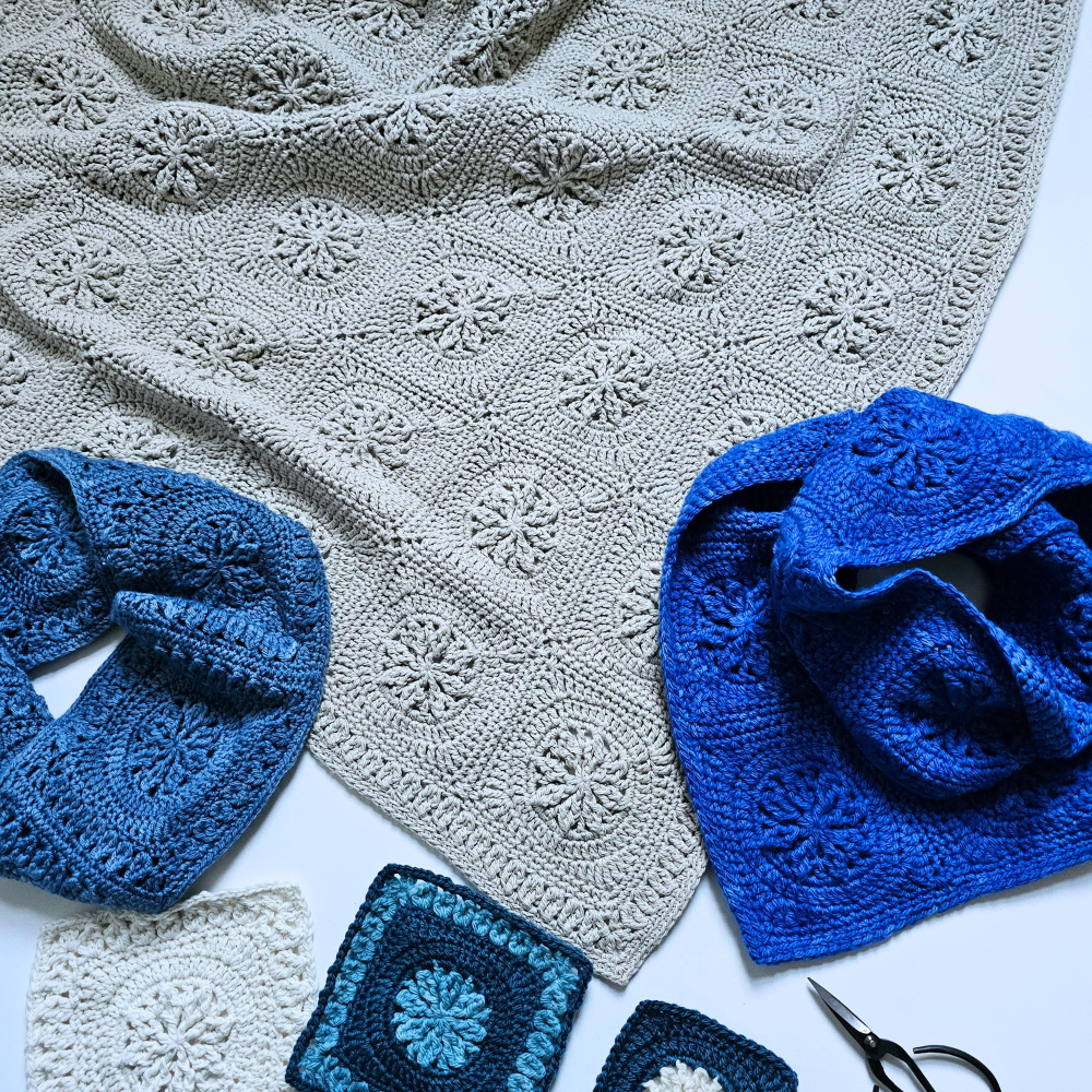 Crystalline Granny Square Pattern and Projects Digital
