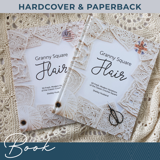 Granny Square Flair books by Shelley Husband