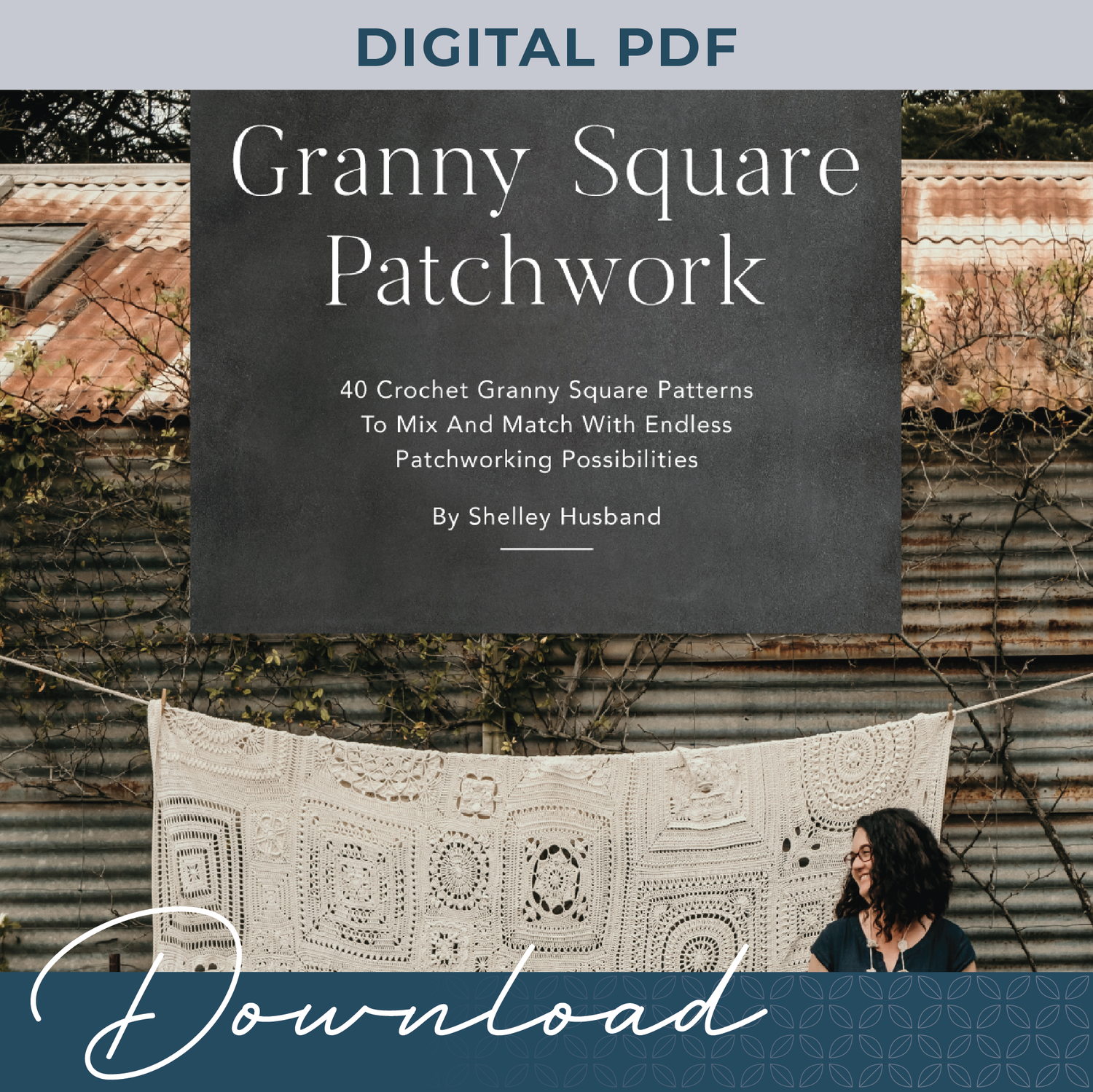 Granny Square Patchwork Digital Edition by Shelley Husband