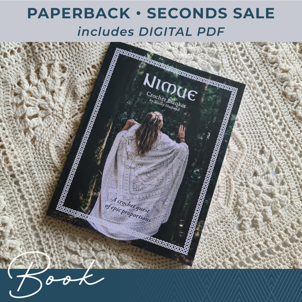 Seconds Nimue Crochet Blanket Book