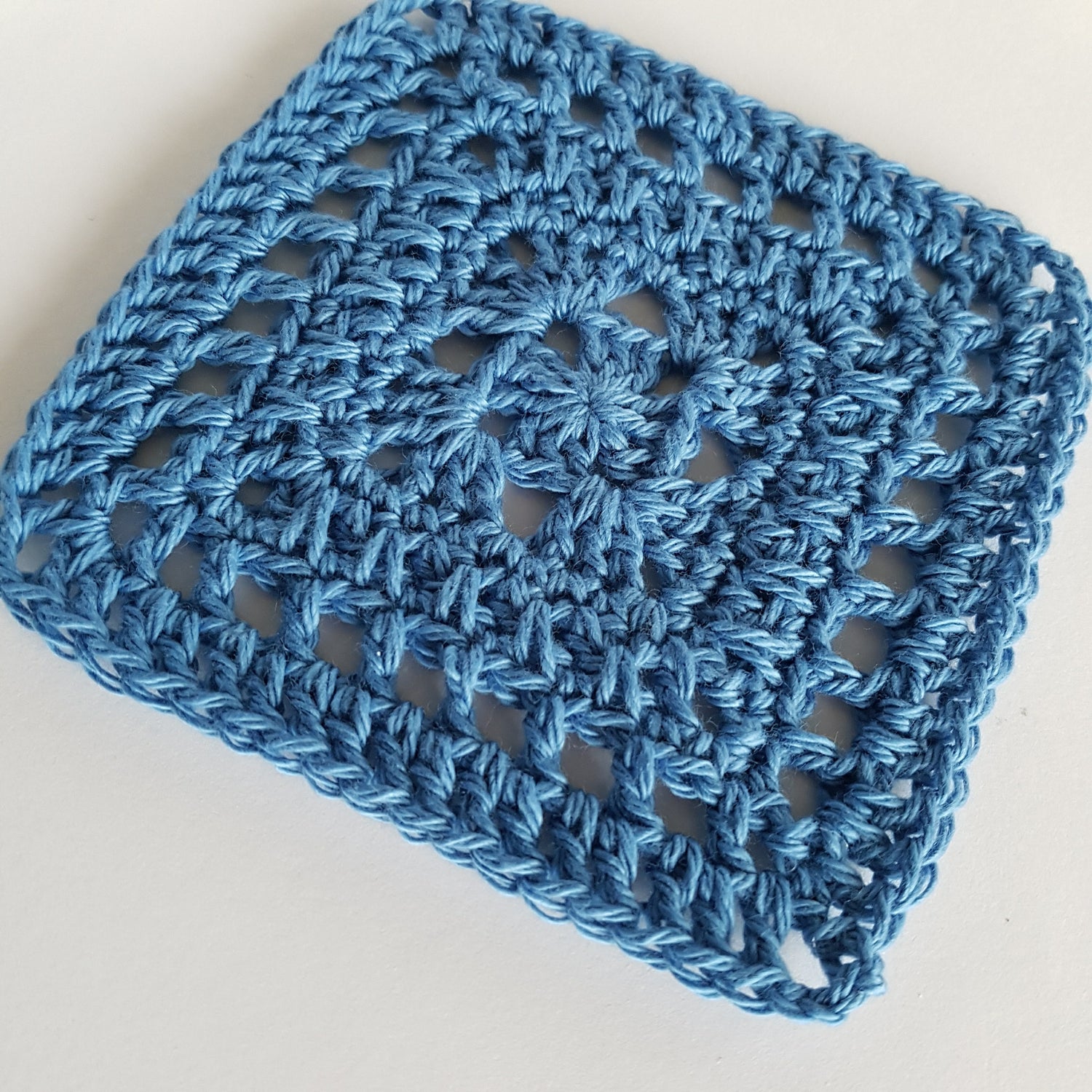 Cotton Picking Crochet Pattern by Shelley Husband in blue