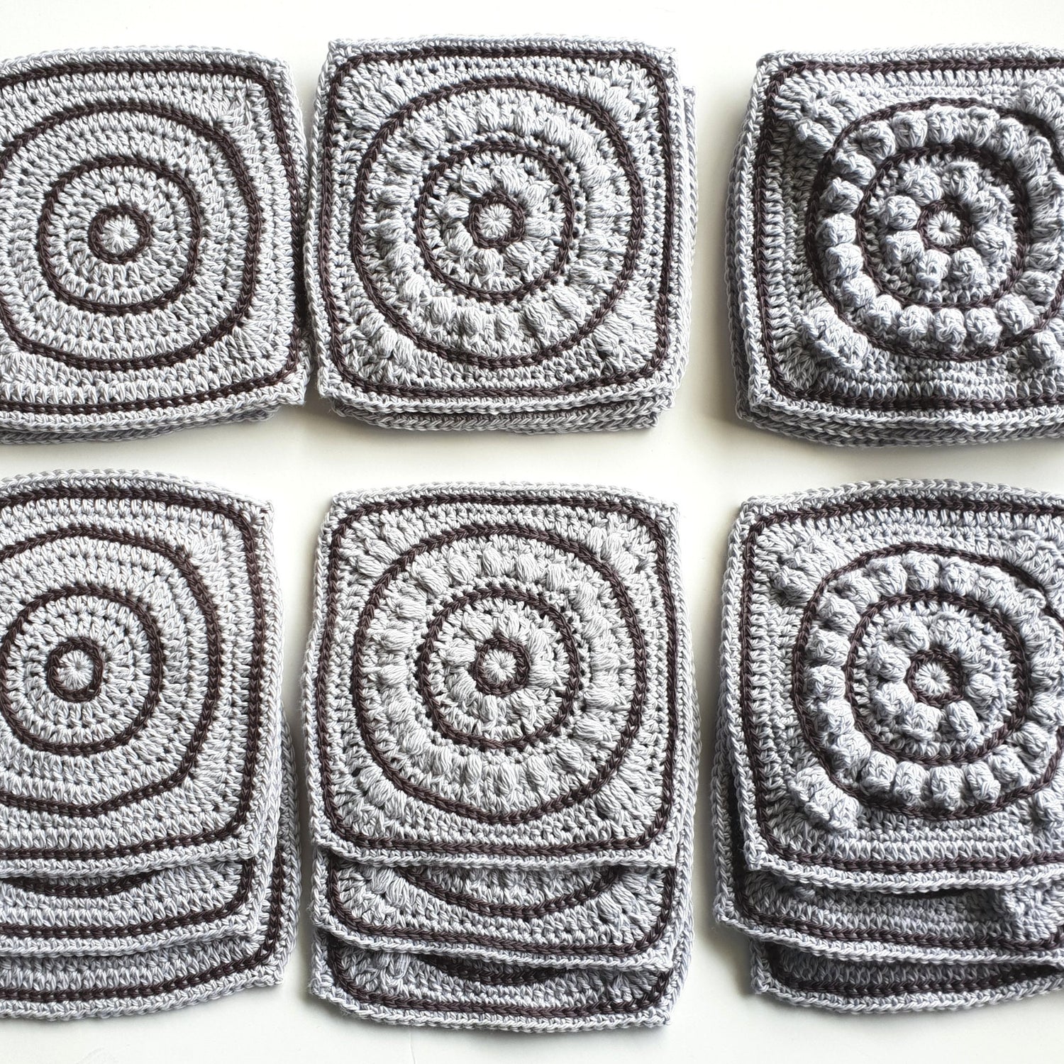 Granny squares from Beneath the Surface by Shelley Husband