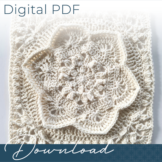 Asterales Crochet Granny Square Pattern by Shelley Husband