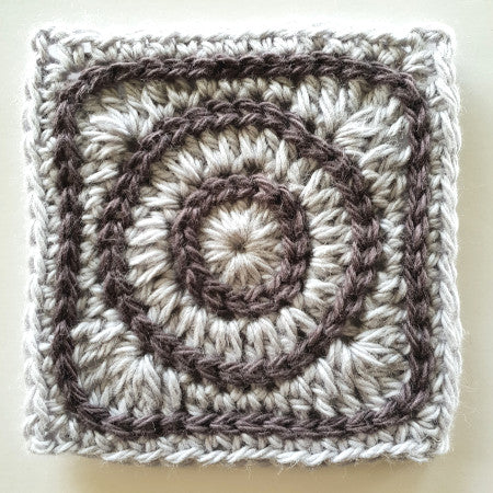 Beneath the Surface CAL mini taster by Shelley Husband in dark and light grey