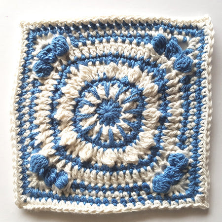 Beaufort in two colours cream and blue by Shelley Husband