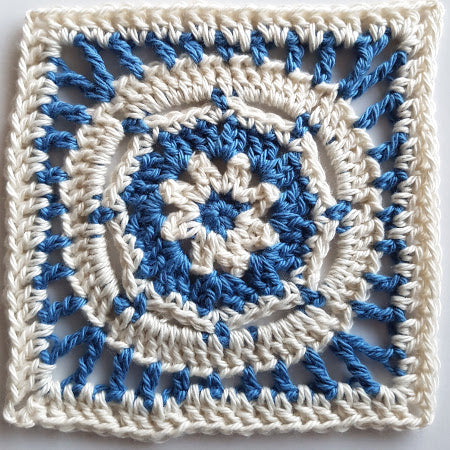 Biscay in two colours cream and blue by Shelley Husband