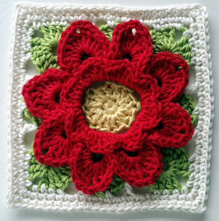 Flowers Abound by Shelley Husband flower granny square