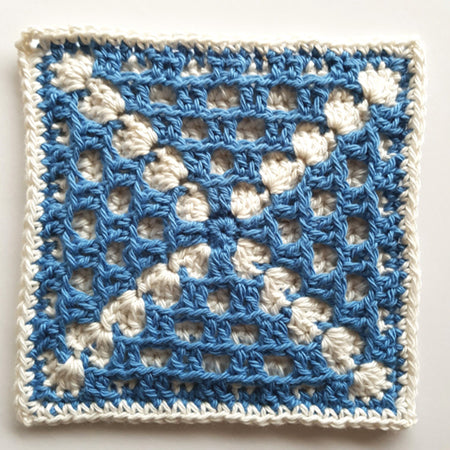 D'Urville in two colours, blue and cream by Shelley Husband