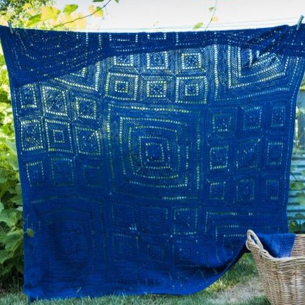 Fran Crochet Blanket Pattern by Shelley Husband on clothes line
