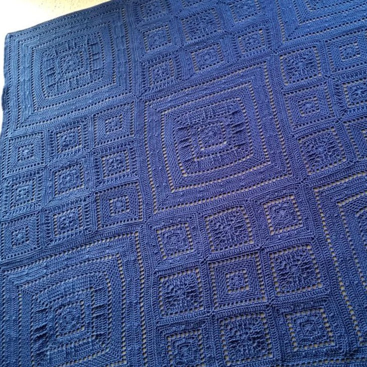 Close up of Fran Crochet Blanket Pattern by Shelley Husband