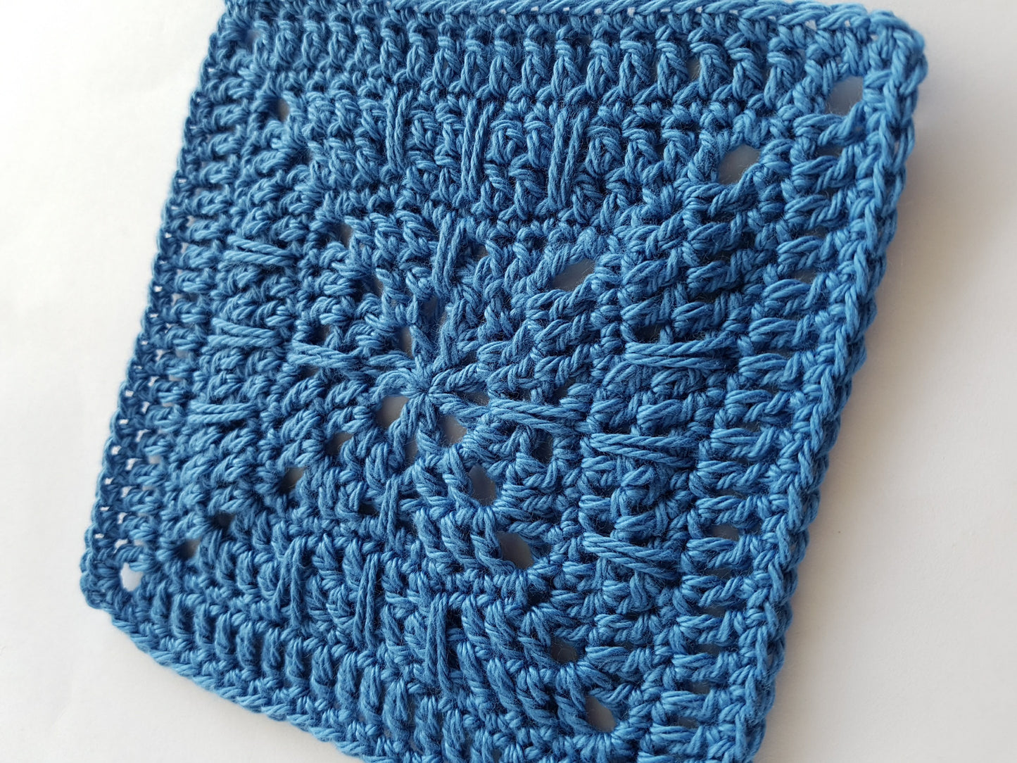 Bismarck pattern in single colour blue by Shelley Husband