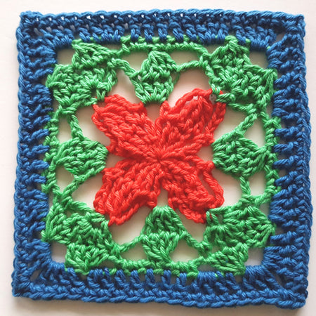 Kara in three colours, blue, green and red by Shelley Husband