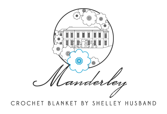 Manderley Crochet Blanket Taster Pattern by Shelley Husband logo