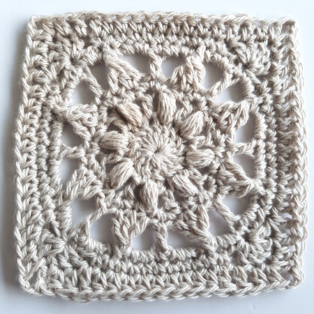 Mayan Mini Taster pattern granny square by Shelley Husband