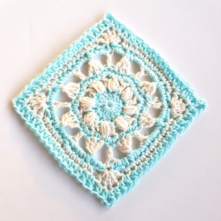 Mayan Mini Taster pattern granny square by Shelley Husband