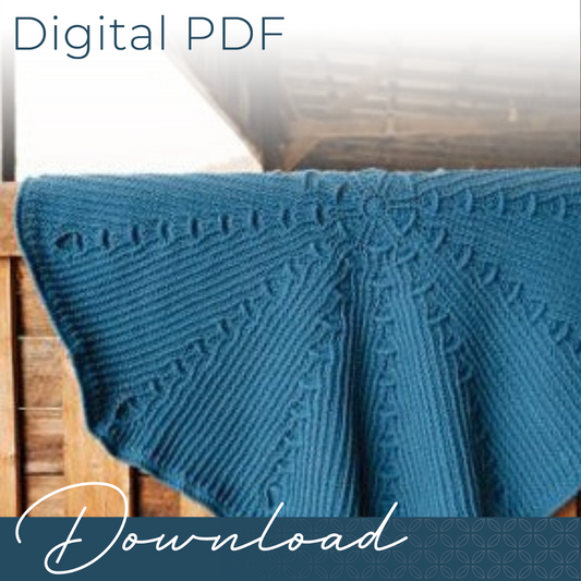 Millpond Blanket pattern by Shelley Husband
