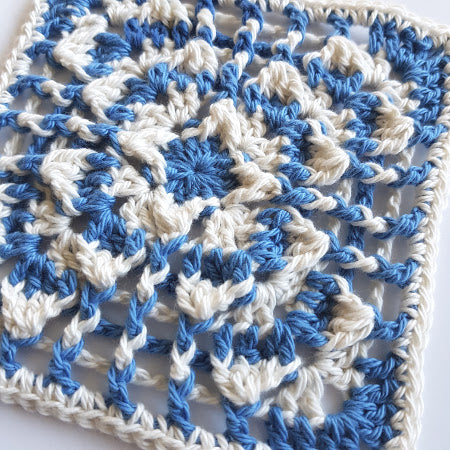 Pechora in two colours, blue and cream by Shelley Husband