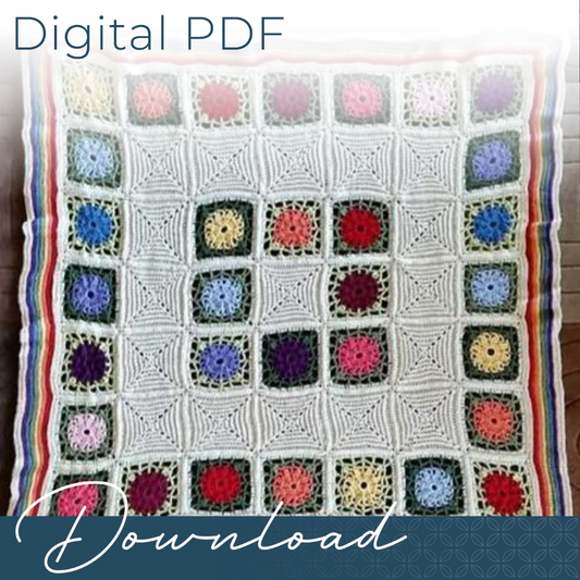 Posies and Pickets Blanket Pattern by Shelley Husband