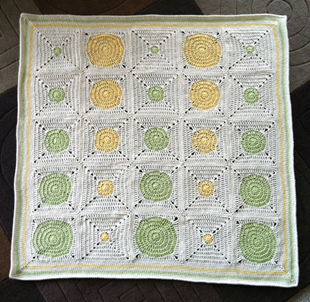 Dotty Spotty Blanket from Baby Blanket Bundle by Shelley Husband