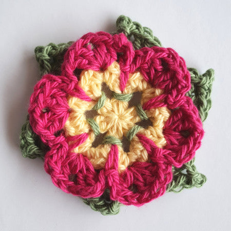 Close up of Pinwheel Flower Pattern by Shelley Husband