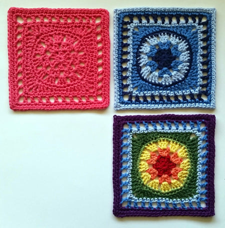 Three Sharing is Caring Granny Square Pattern by Shelley Husband